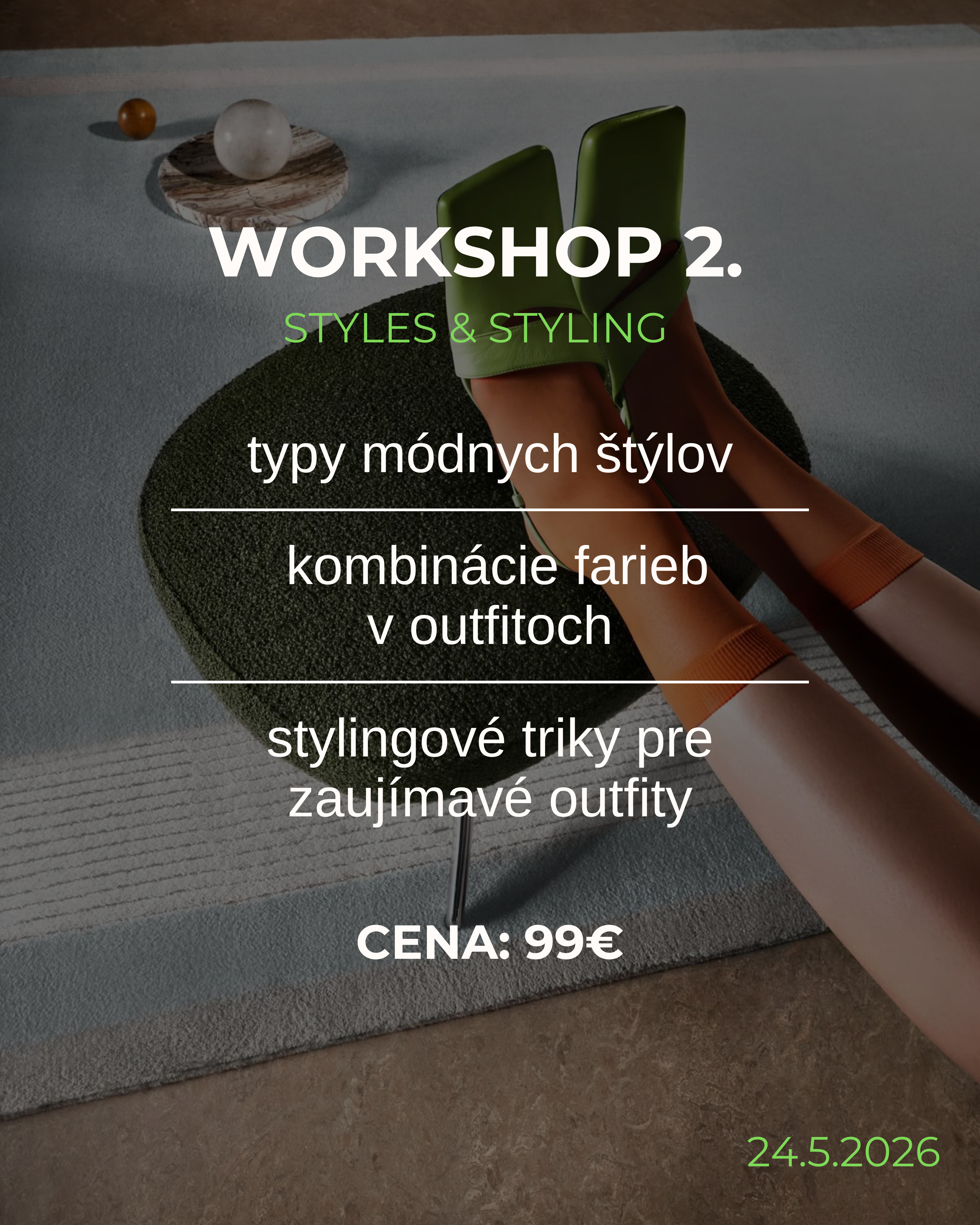 Stylingovy workshop by Vika Hryshko x maison prelude 2.  (24.05.2026)