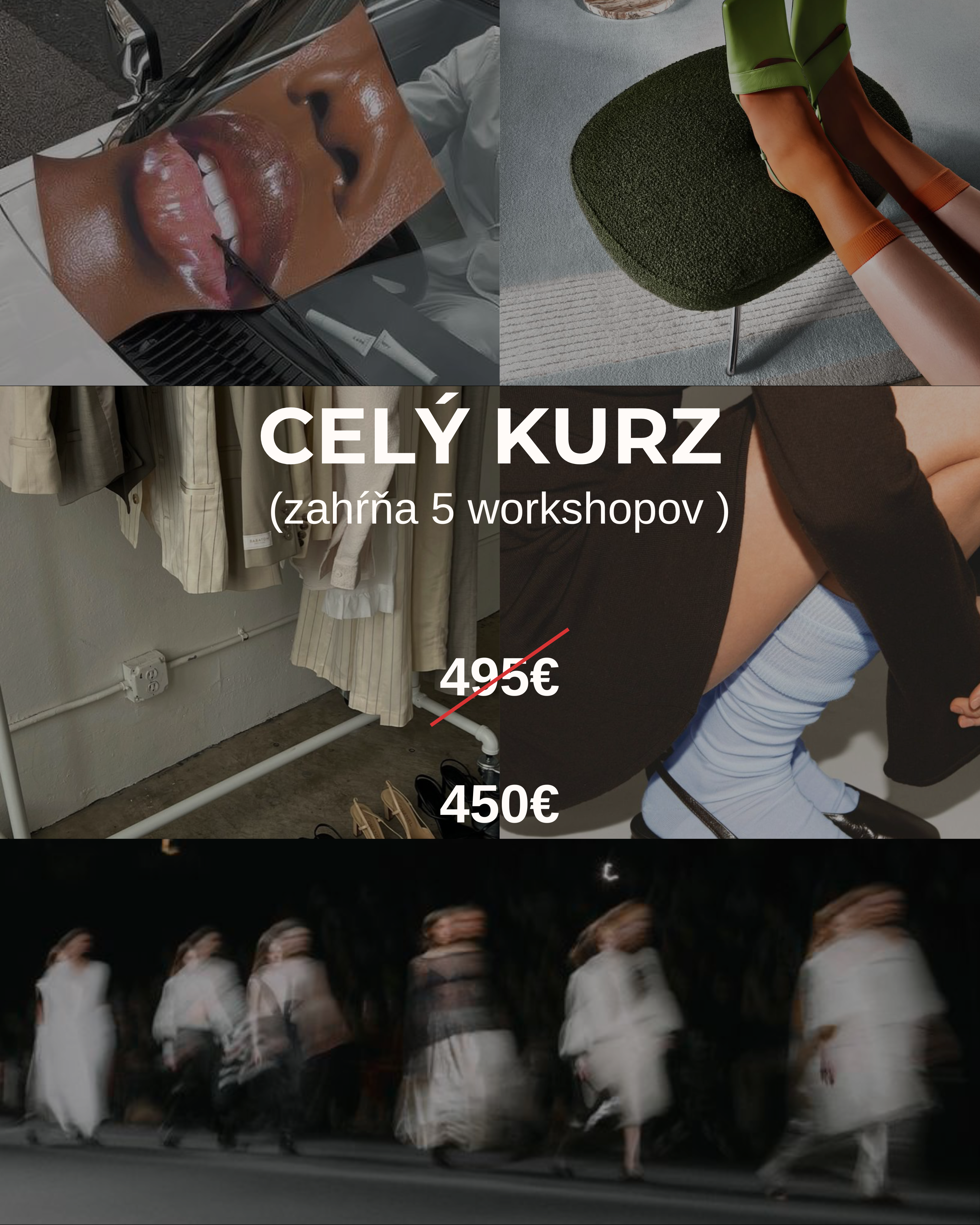 CELÝ KURZ (zahŕňa 5 workshopov)